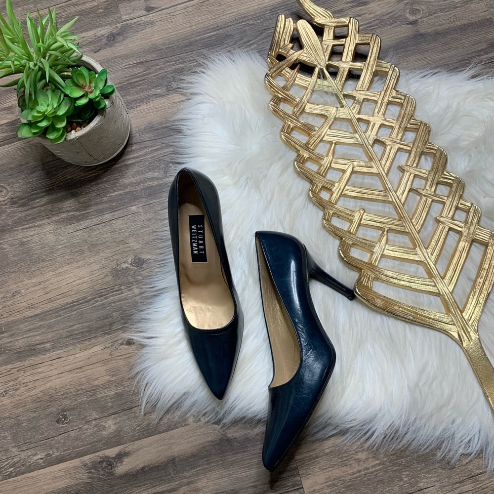 Stuart Weitzman Navy Blue Heels
